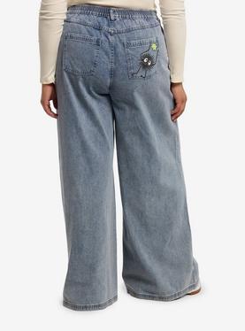 Studio Ghibli® Spirited Away Soot Sprite Wide Leg Jeans Plus Size, , hi-res